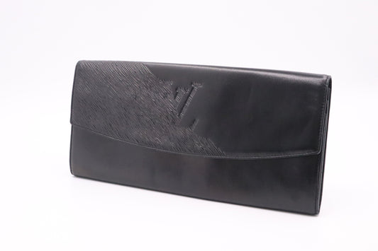 Louis Vuitton Mycenes Pouch in Black Leather