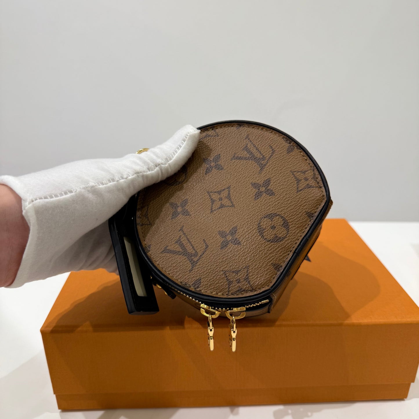LV Monogram Petite Boite Chapeau Mini Bag
