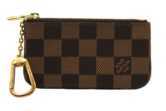 Louis Vuitton Damier Ebene Canvas Key Pouch