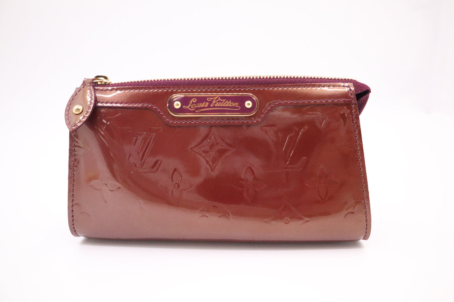 Louis Vuitton Trousse Cosmetique in Grape Vernis Leather