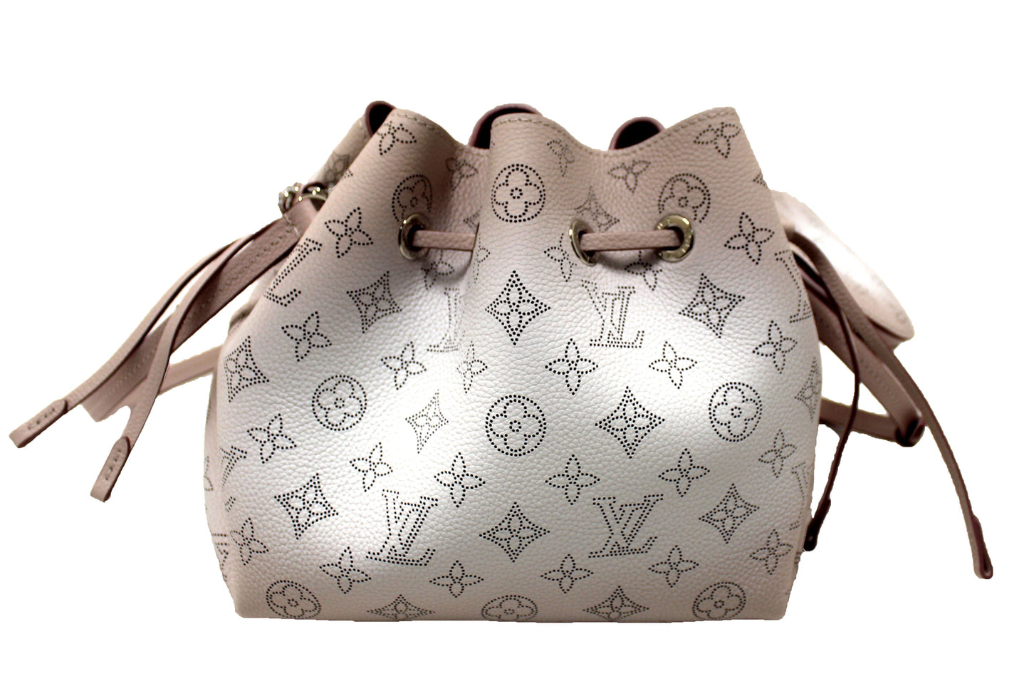 NEW Louis Vuitton Pink/White Ombre Monogram Mahina Leather Bella Tote Bag