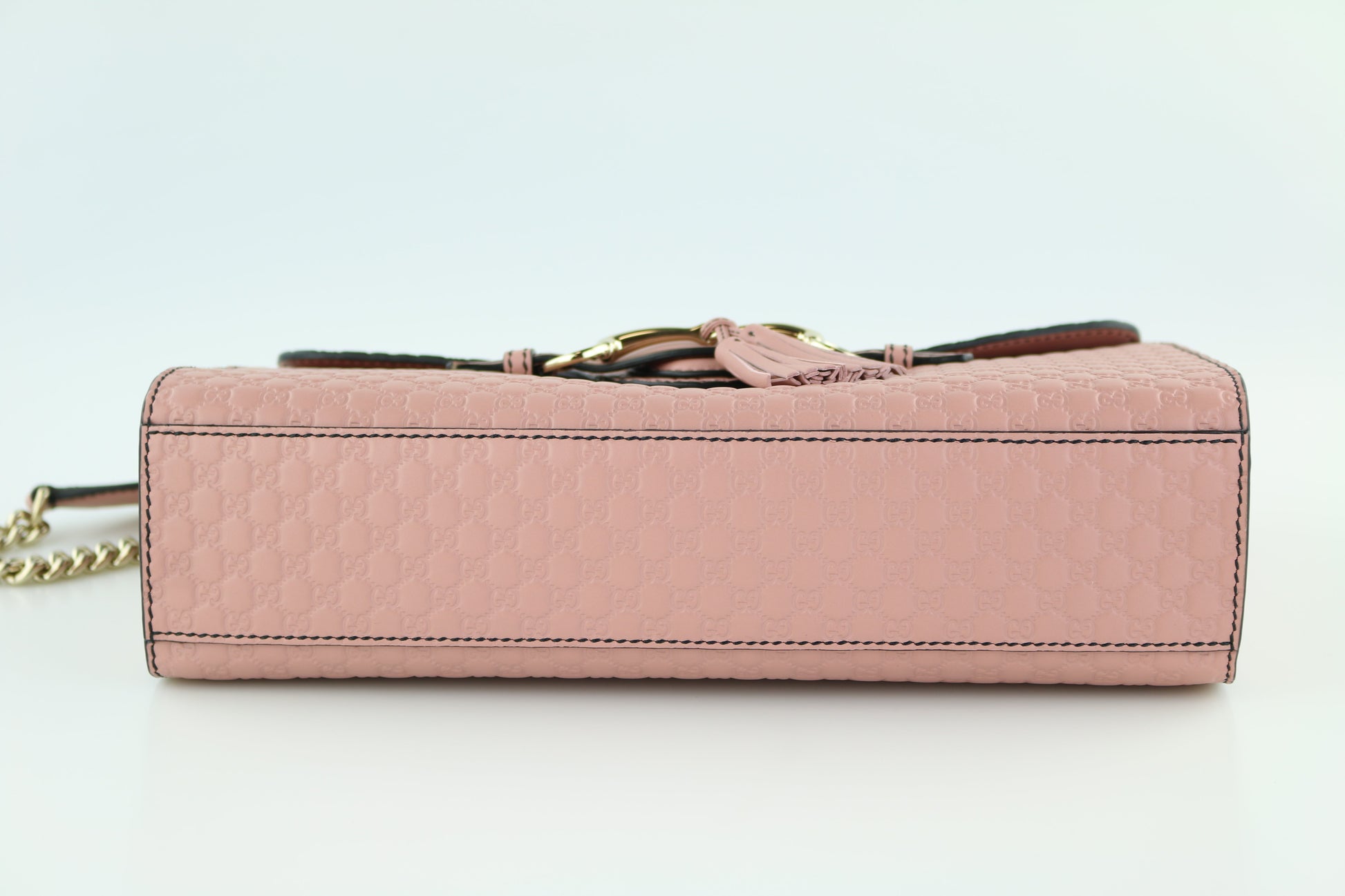 Gucci Guccissima Pink Chain Shoulder Bag