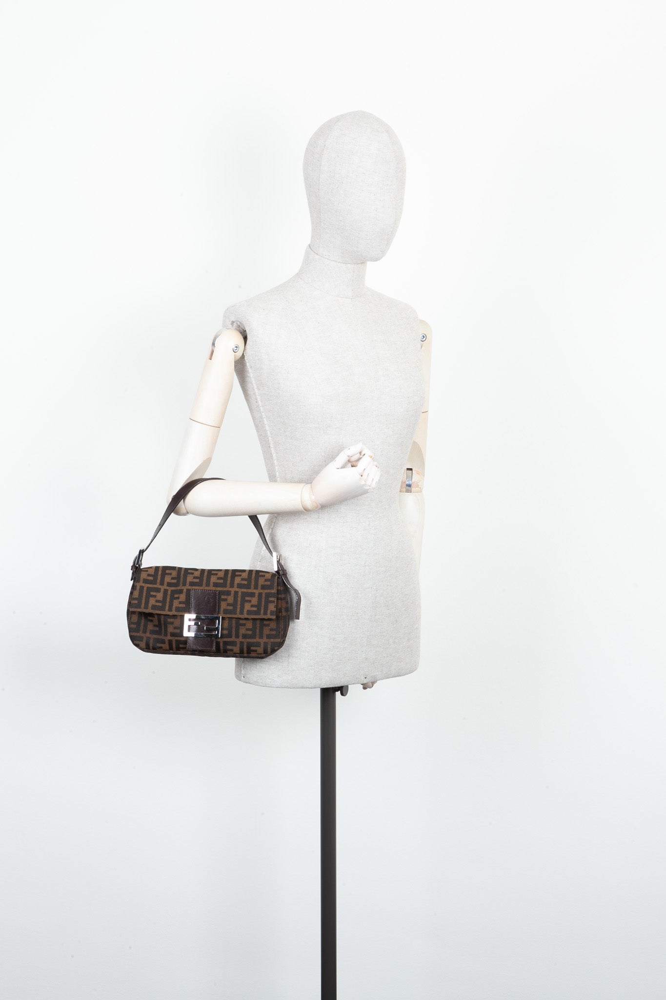 FENDI  Zucca Baguette Bag