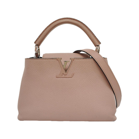 Louis Vuitton Capucines BB Nude Pink Leather Crossbody Bag