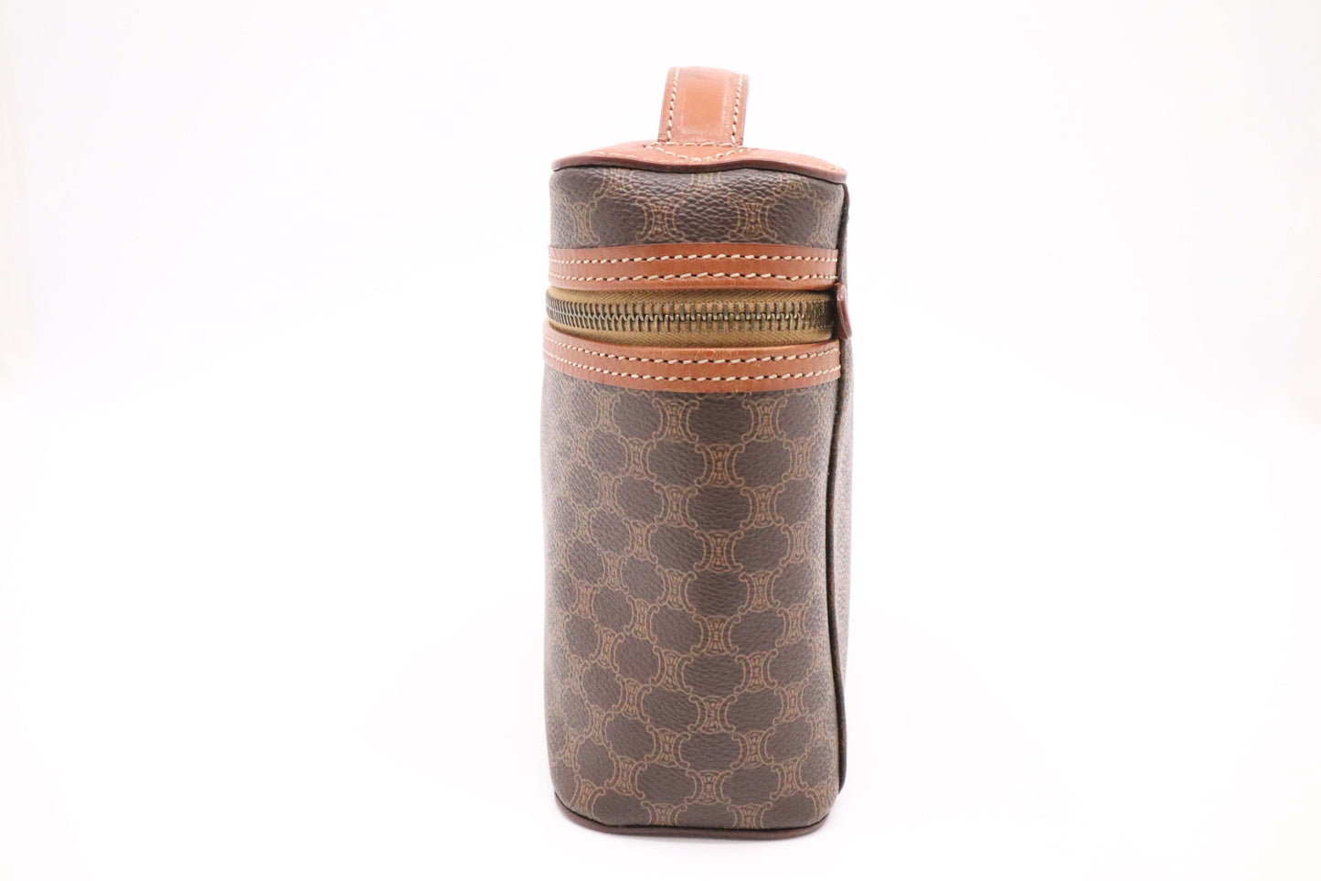 Celine Mini Vanity in Brown Macadam Canvas