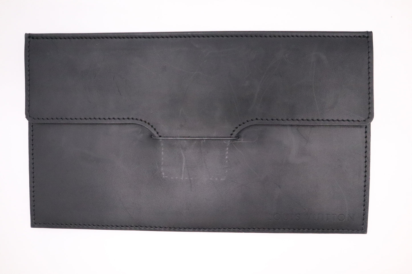 Louis Vuitton Anouchka Pochette in Black Monogram Glace Leather