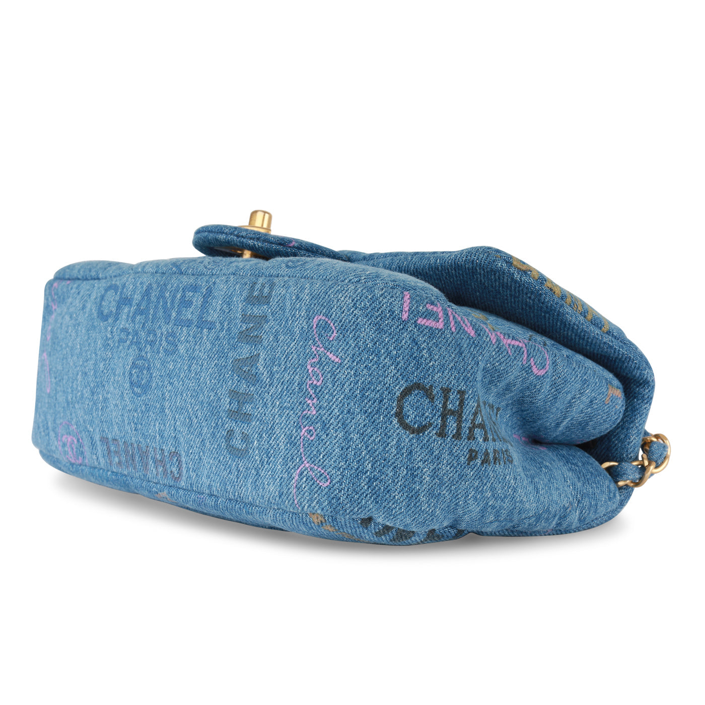 Chanel Small Flap Bag - Denim Logo
