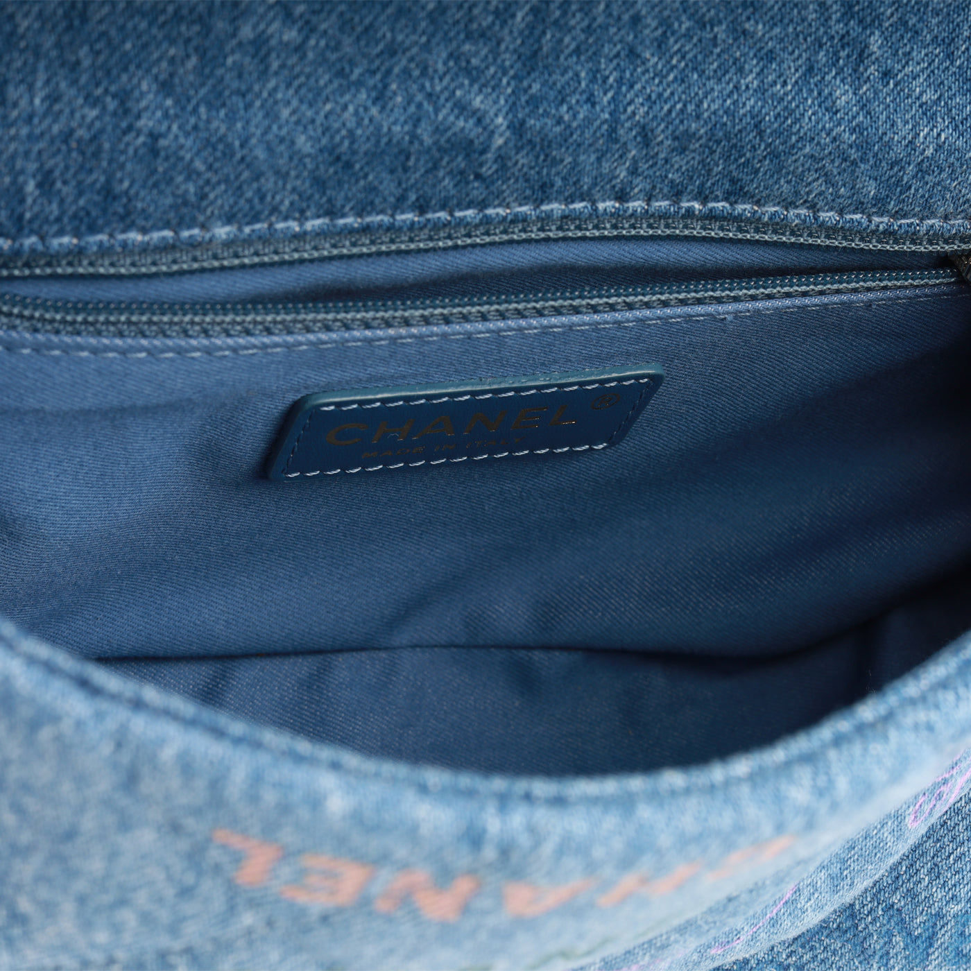 Chanel Small Flap Bag - Denim Logo