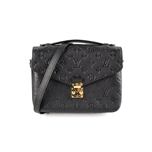 Louis Vuitton Pochette Metis Empreinte Black