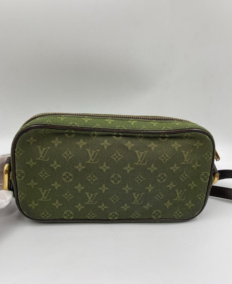 Louis Vuitton Green Monogram Lin Canvas Juliette MM Bag