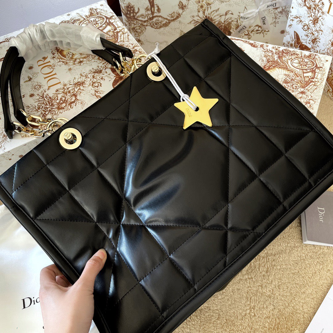Dior Chain Leather Tote