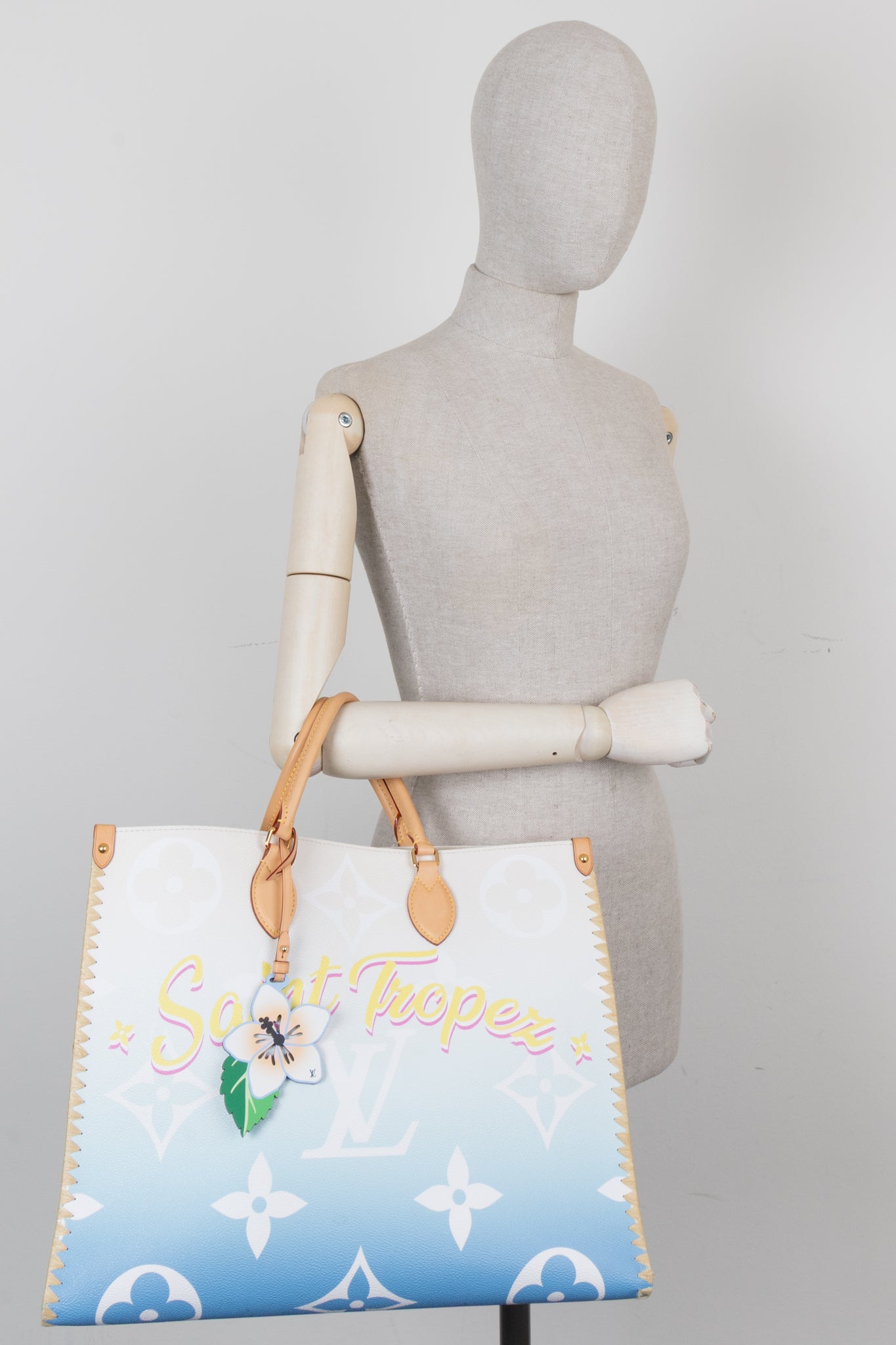 LOUIS VUITTON OnTheGo Saint Tropez Tote Bag