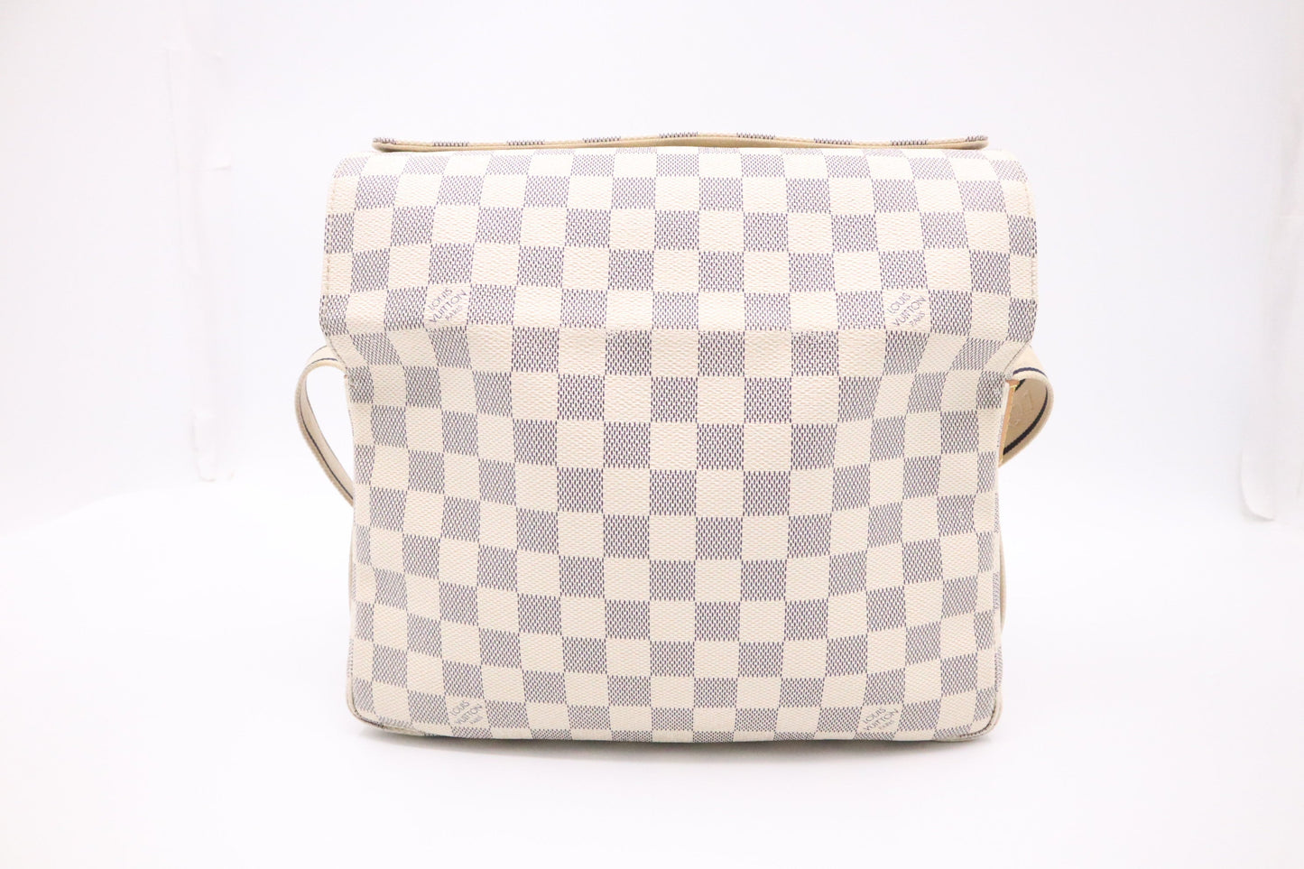 Louis Vuitton Naviglio Shoulder Bag in Damier Azur Canvas