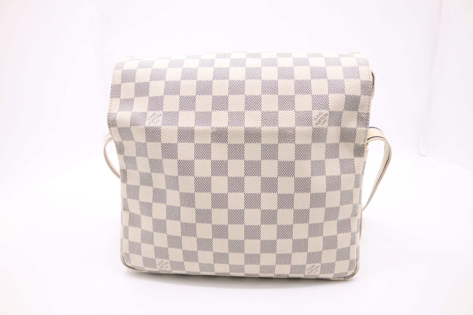 Louis Vuitton Naviglio Shoulder Bag in Damier Azur Canvas