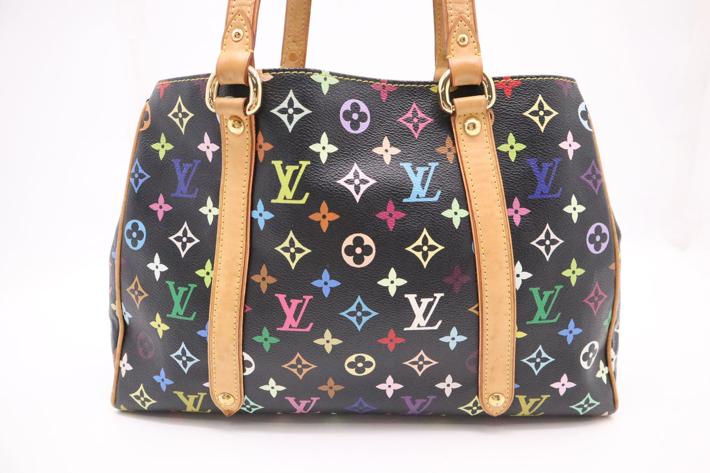 Louis Vuitton Aurelia MM in Black Multicolor Monogram Canvas