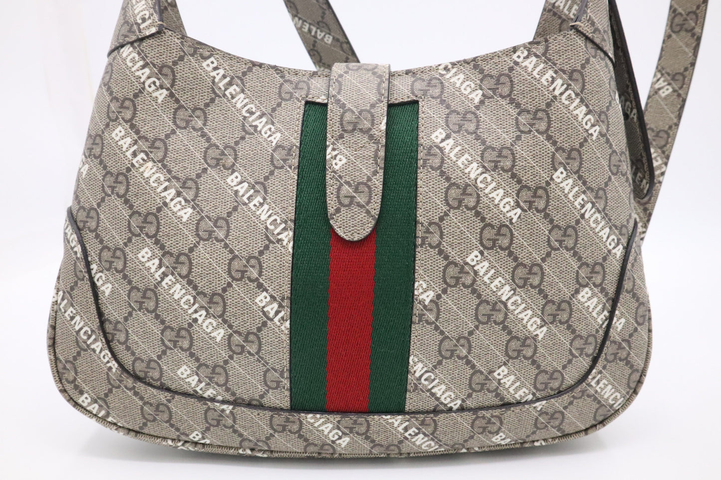 Gucci x Balenciaga Jackie in GG Supreme Canvas