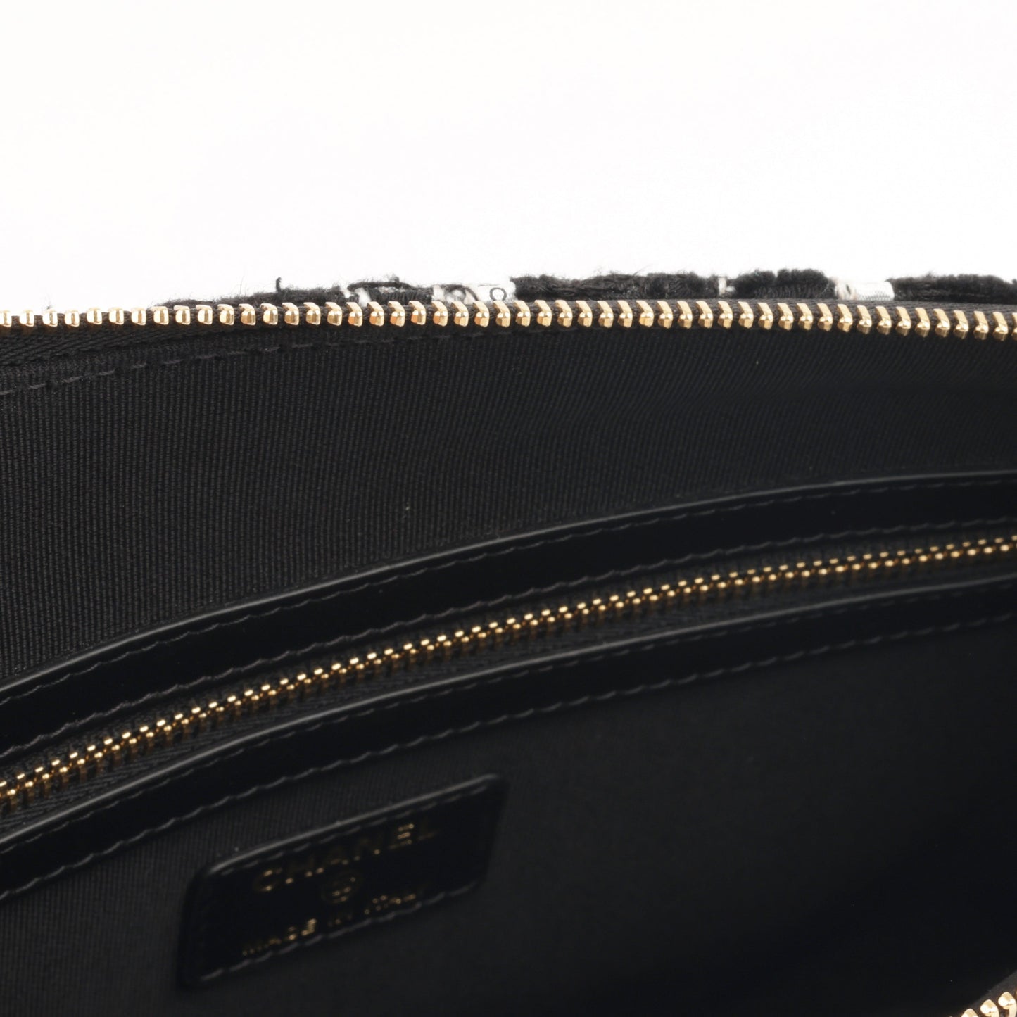 Chanel Quilted Tweed O-case