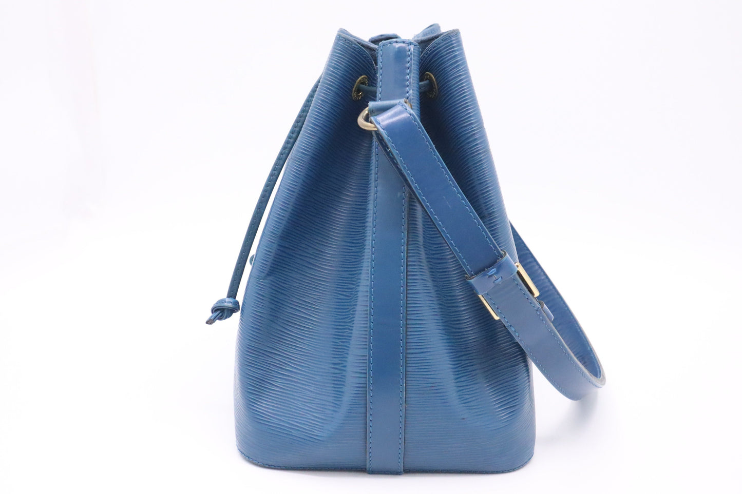 Louis Vuitton Petit Noe in Blue Epi Leather