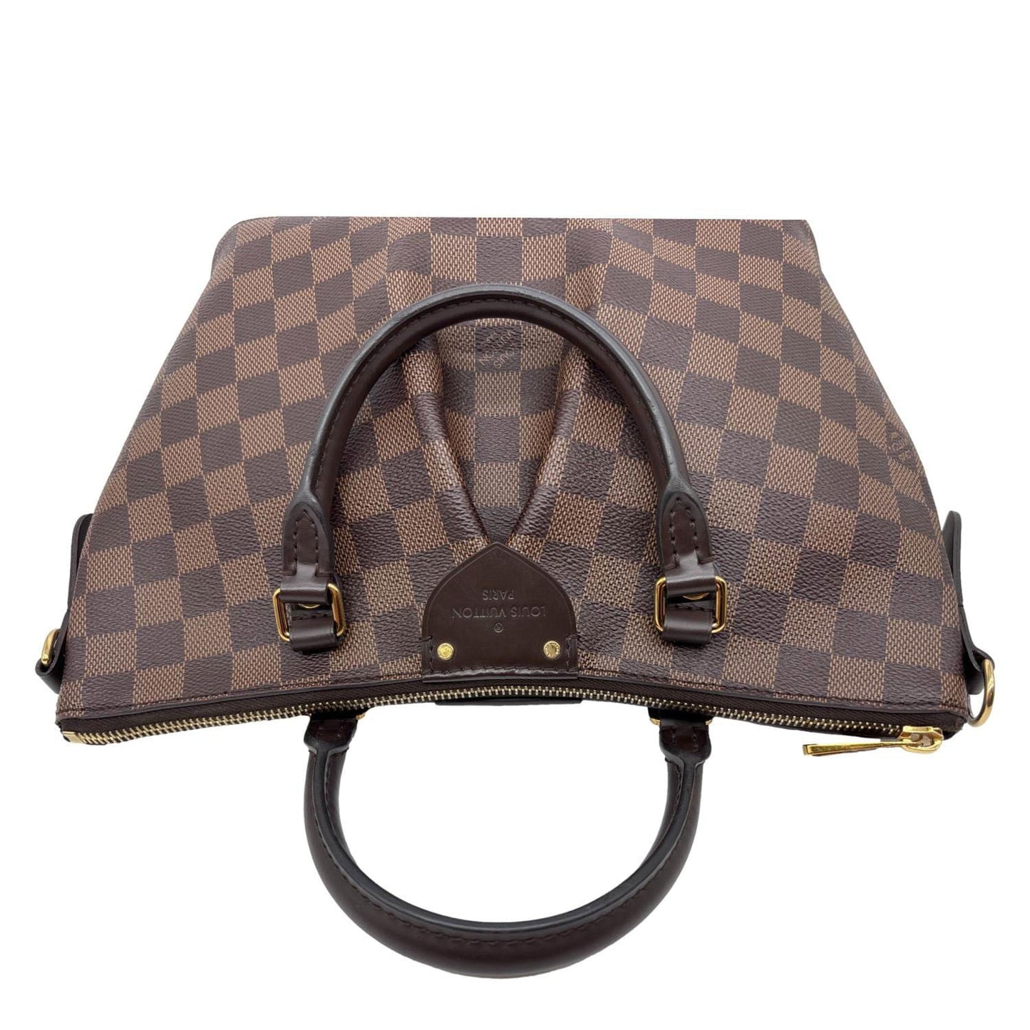 LOUIS VUITTON Siena PM Damier Ebene Shoulder Bag Brown