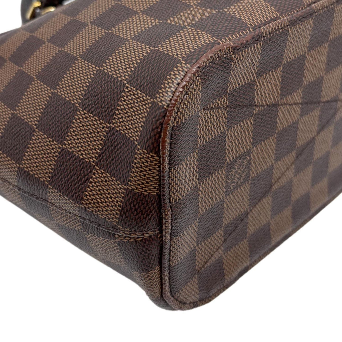 LOUIS VUITTON Siena PM Damier Ebene Shoulder Bag Brown
