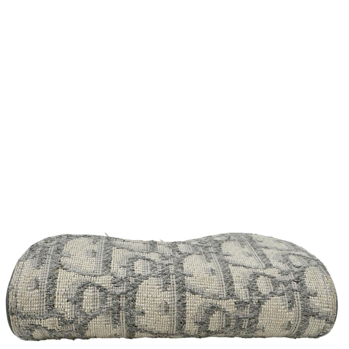 CHRISTIAN DIOR Saddle Oblique Canvas Card Holder Gray