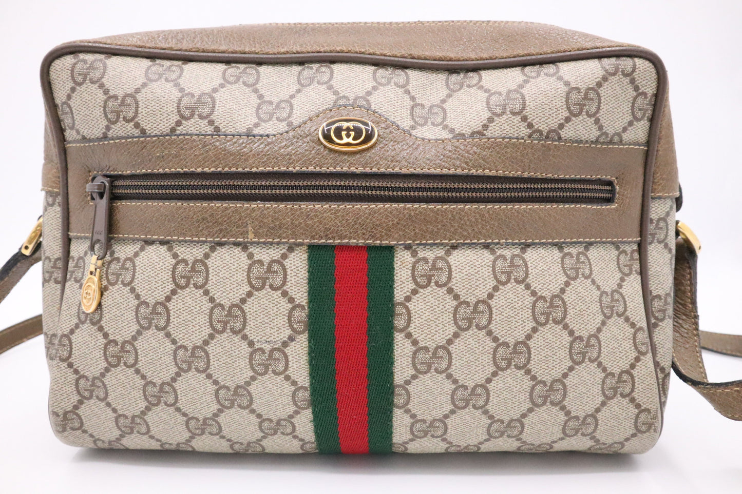 Gucci Ophidia Crossbody in GG Supreme Canvas
