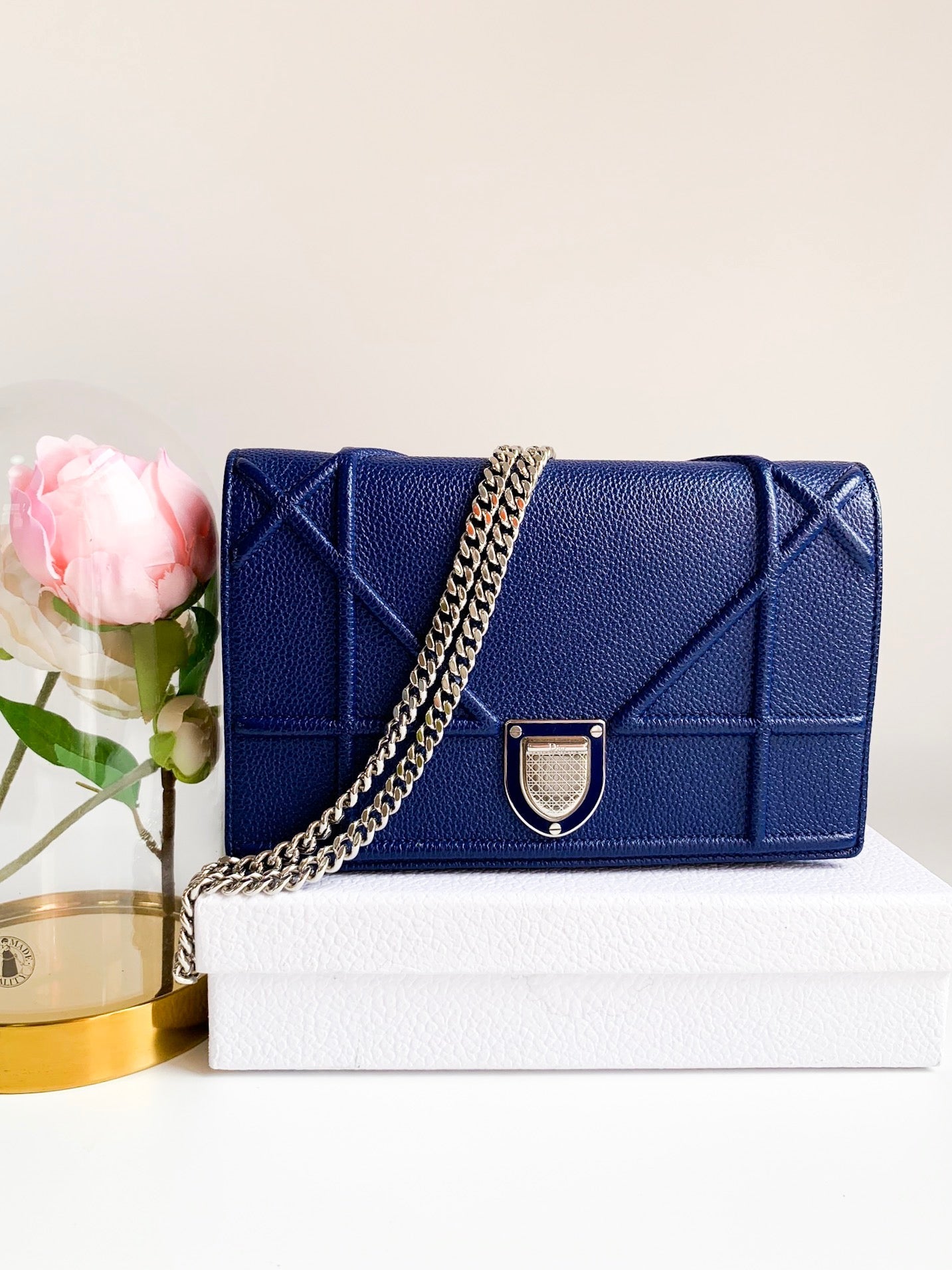 Saint Laurent Chain Leather Crossbody