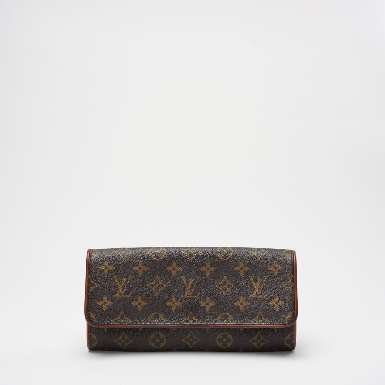 Louis Vuitton Brown  Twin Pochette Crossbody Bag