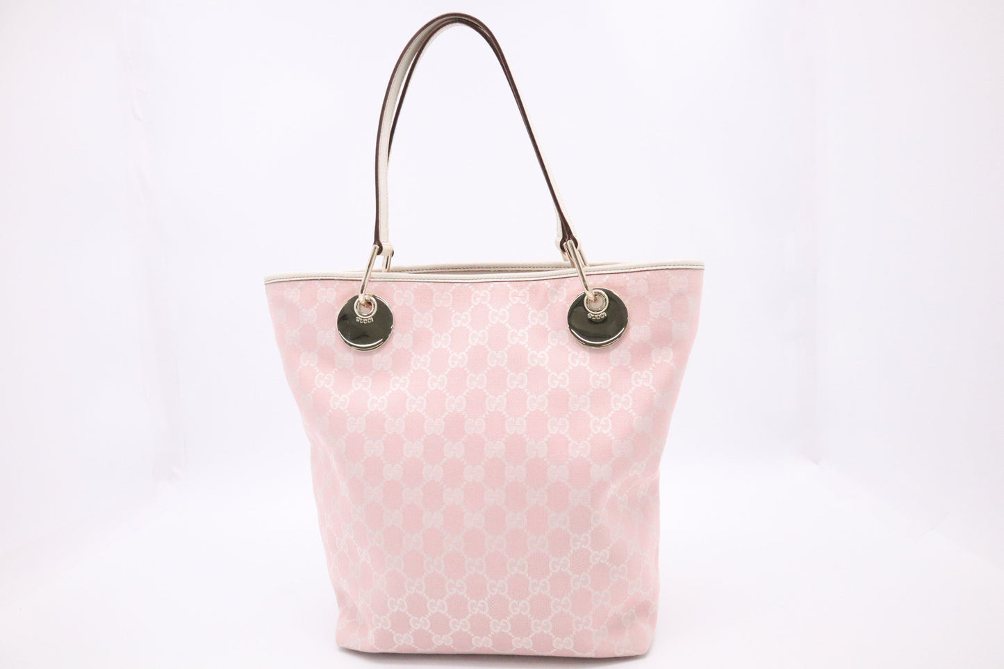Gucci Tote Bag in Pink GG Canvas