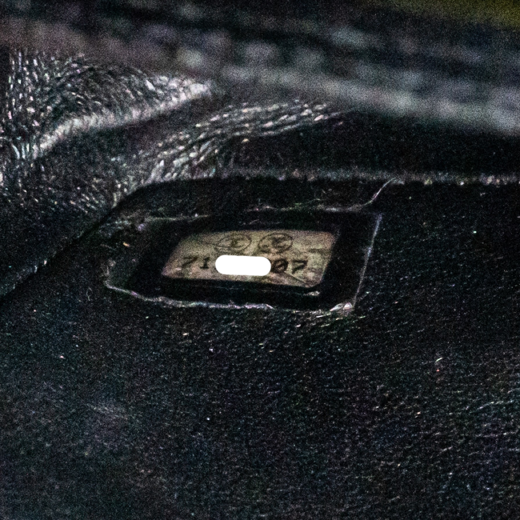 ITEM 17 - Chanel  Classic Medium/Large Black Caviar 24K Gold
