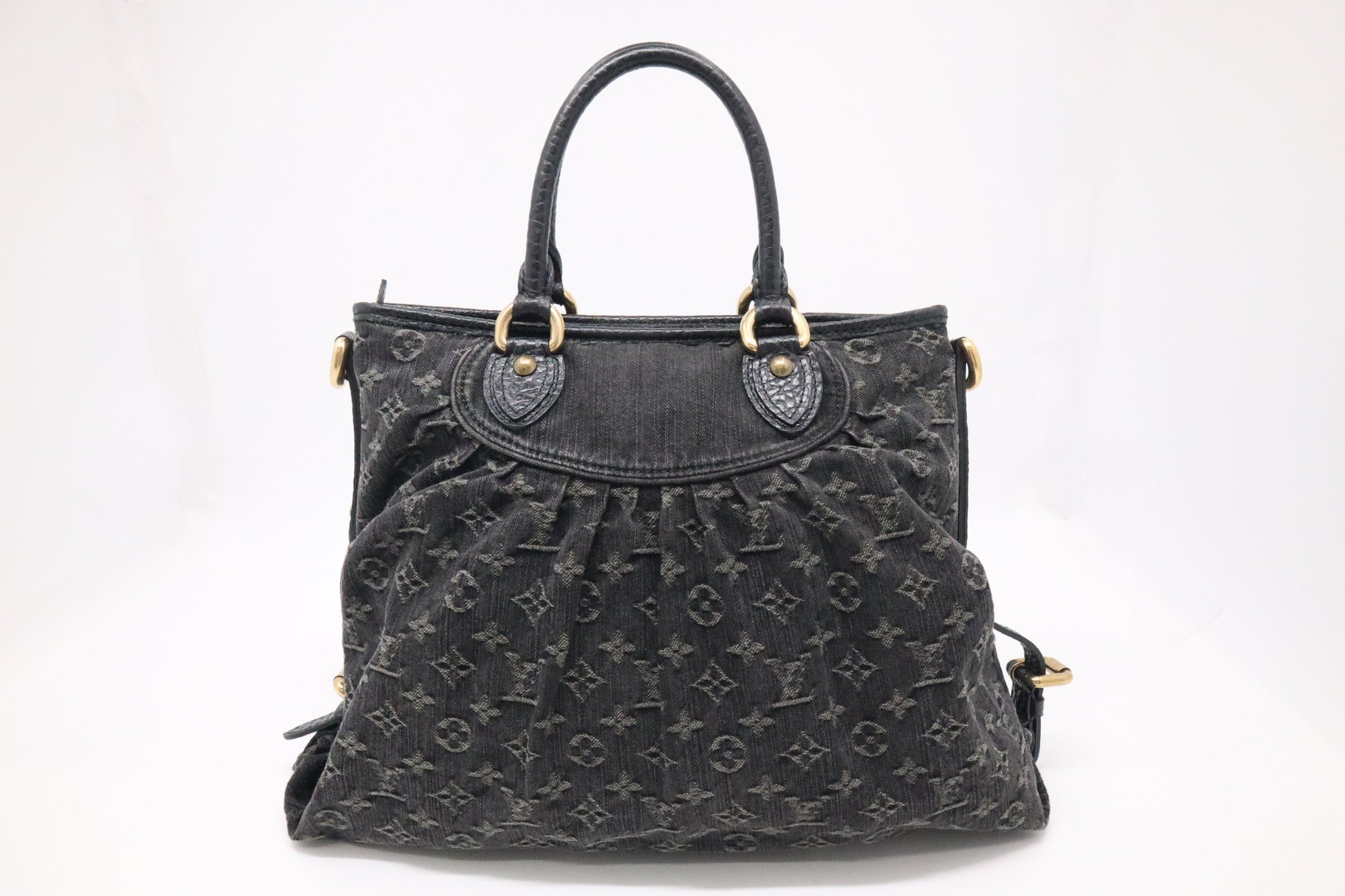 Louis Vuitton Neo Cabby GM in Black Monogram Denim