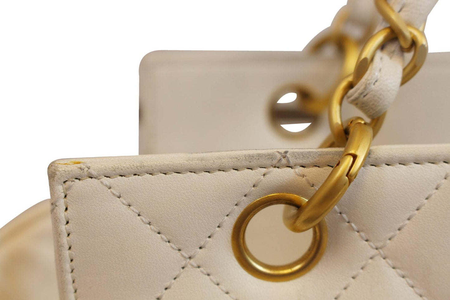 CHANEL Lamb Skin Chain Shoulder Bag