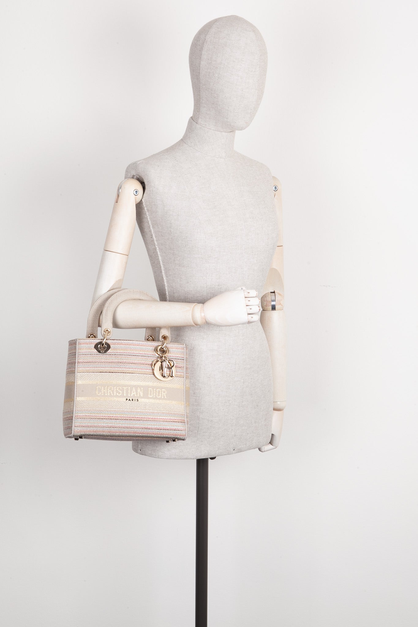 Dior Book Tote Lady Dior Canvas Tote