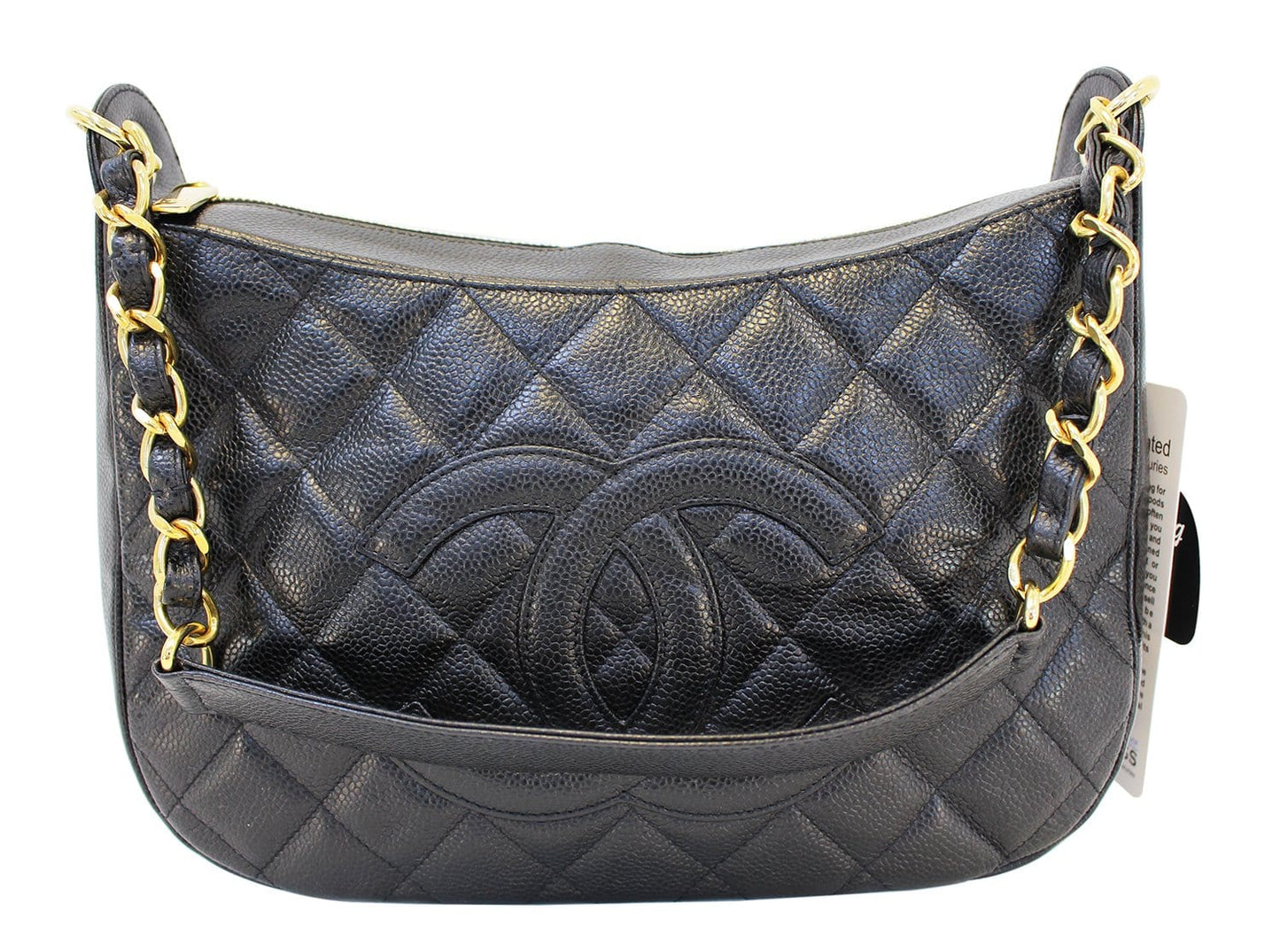 Chanel Shoulder Bag - CHANEL Sac Divers Caviar Large Handbag