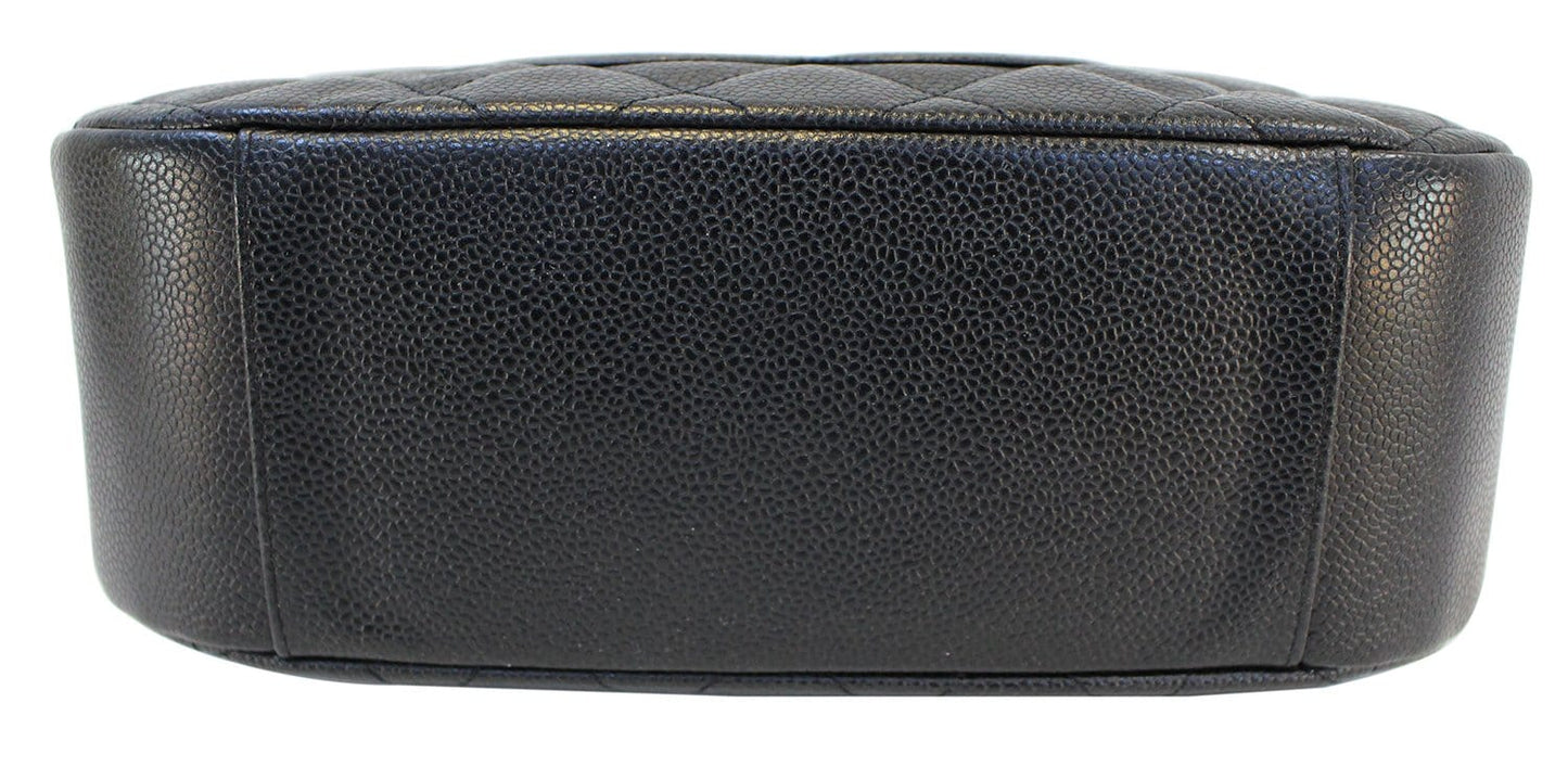 Chanel Shoulder Bag - CHANEL Sac Divers Caviar Large Handbag