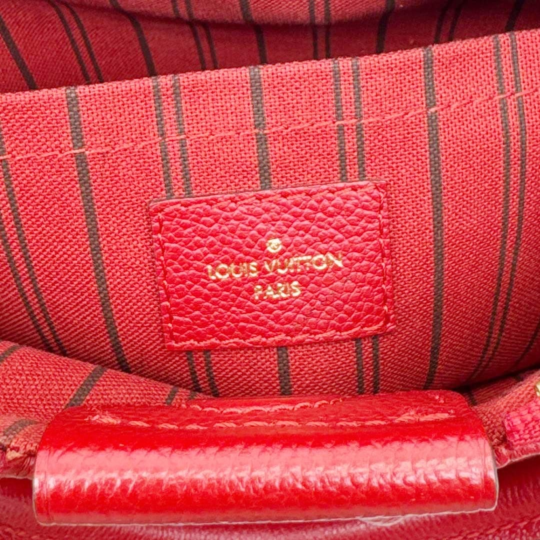 LOUIS VUITTON Mazarine Monogram Empreinte Shoulder Bag Red