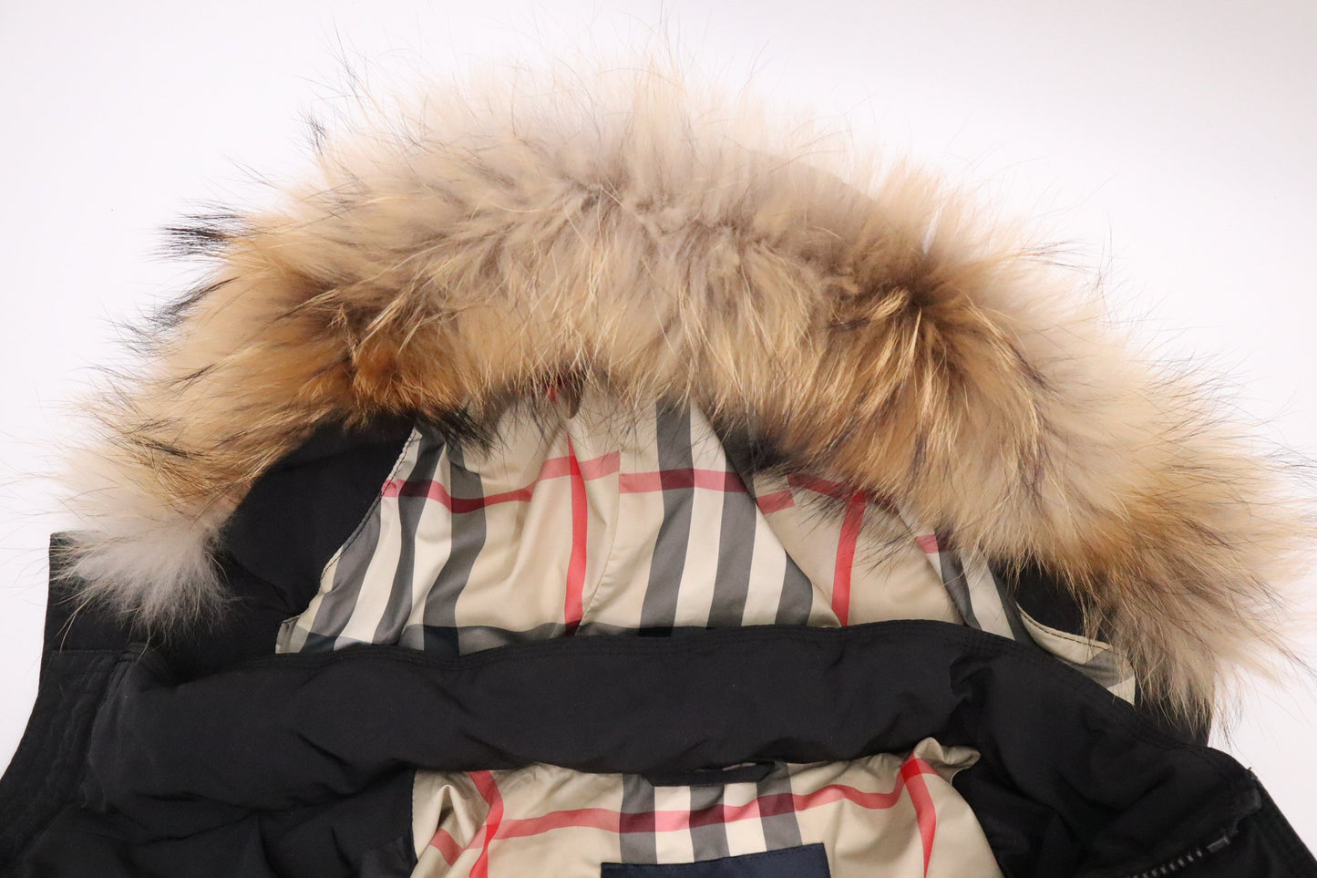 Burberry Black Down Coat