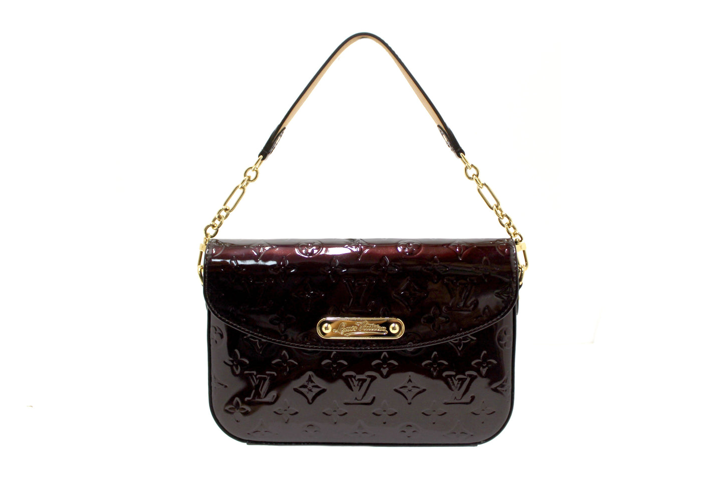 Louis Vuitton Amarante Monogram Vernis Leather Rodeo Drive Bag