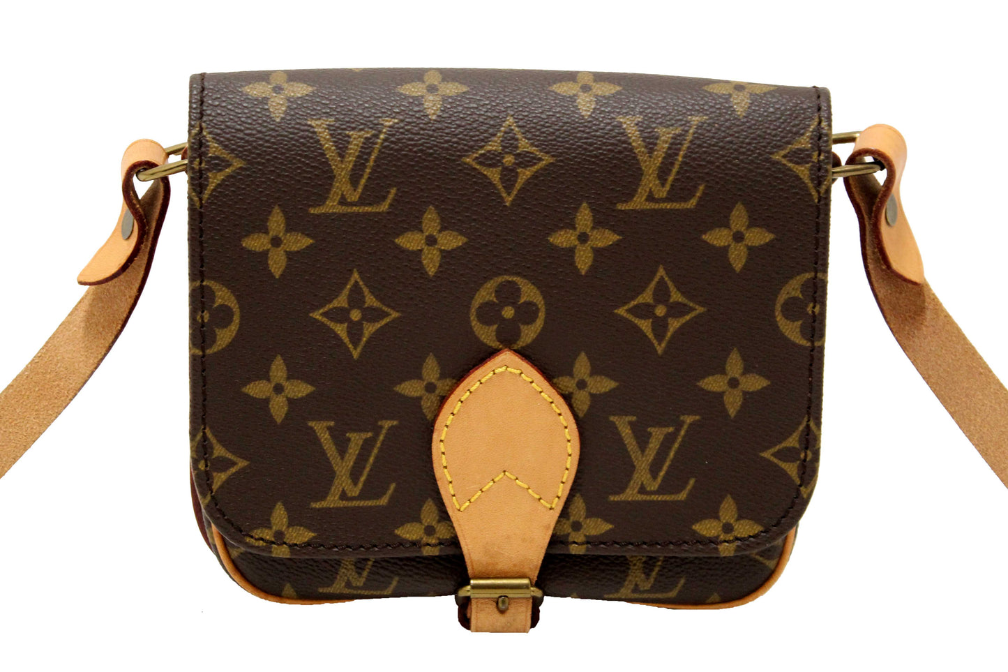Louis Vuitton Classic Monogram Cartouchiere PM Messenger Bag