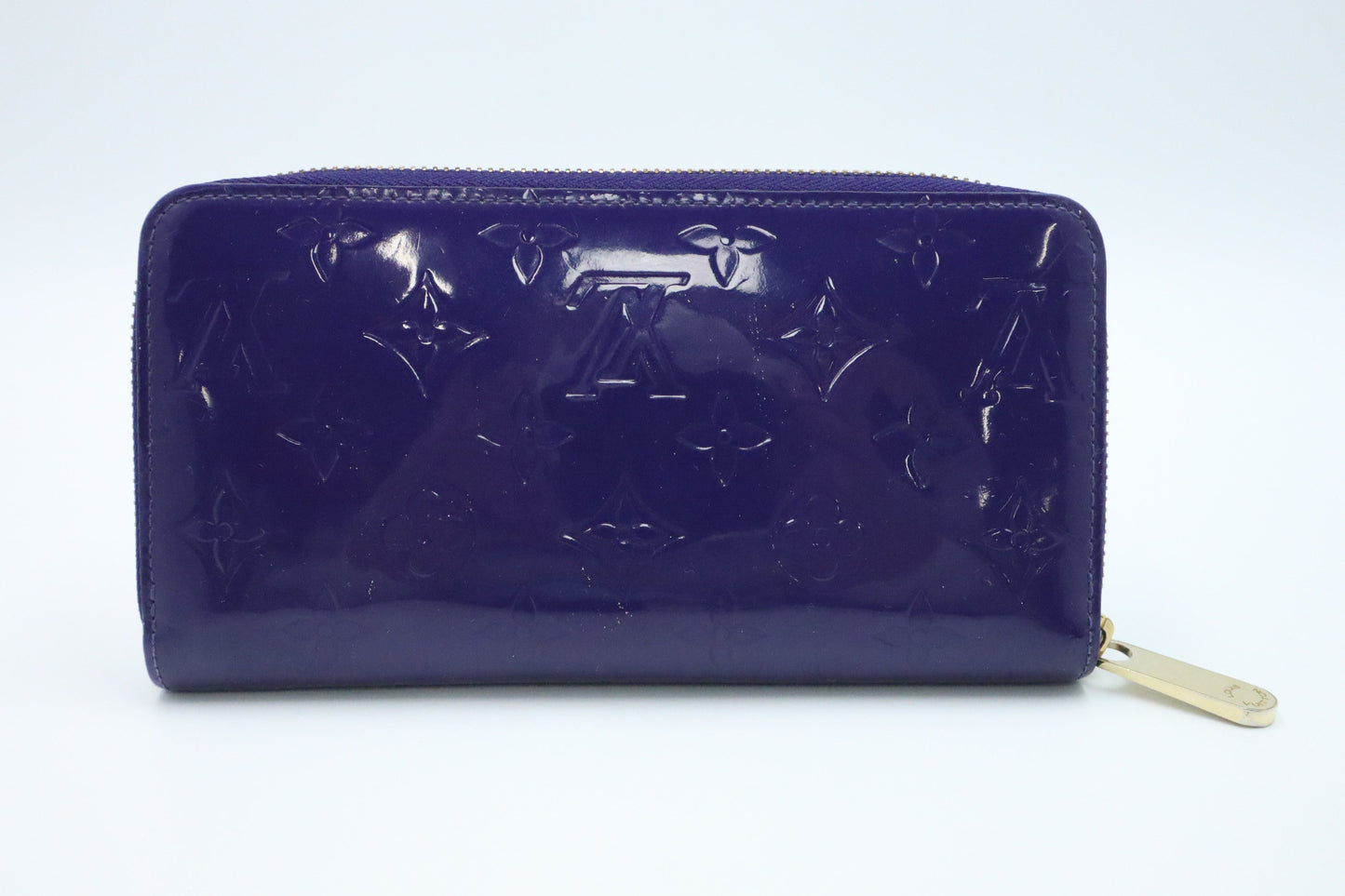 Louis Vuitton Long Zippy Wallet in Purple Vernis