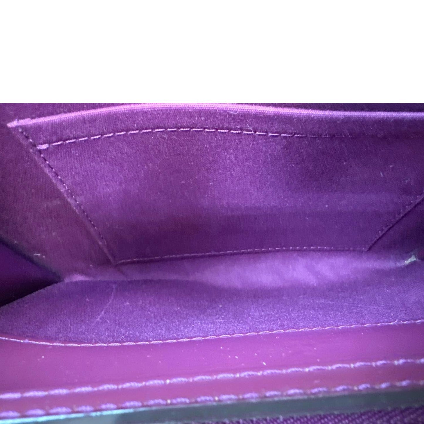 LOUIS VUITTON Virginia Monogram Vernis Shoulder Bag Amethyste