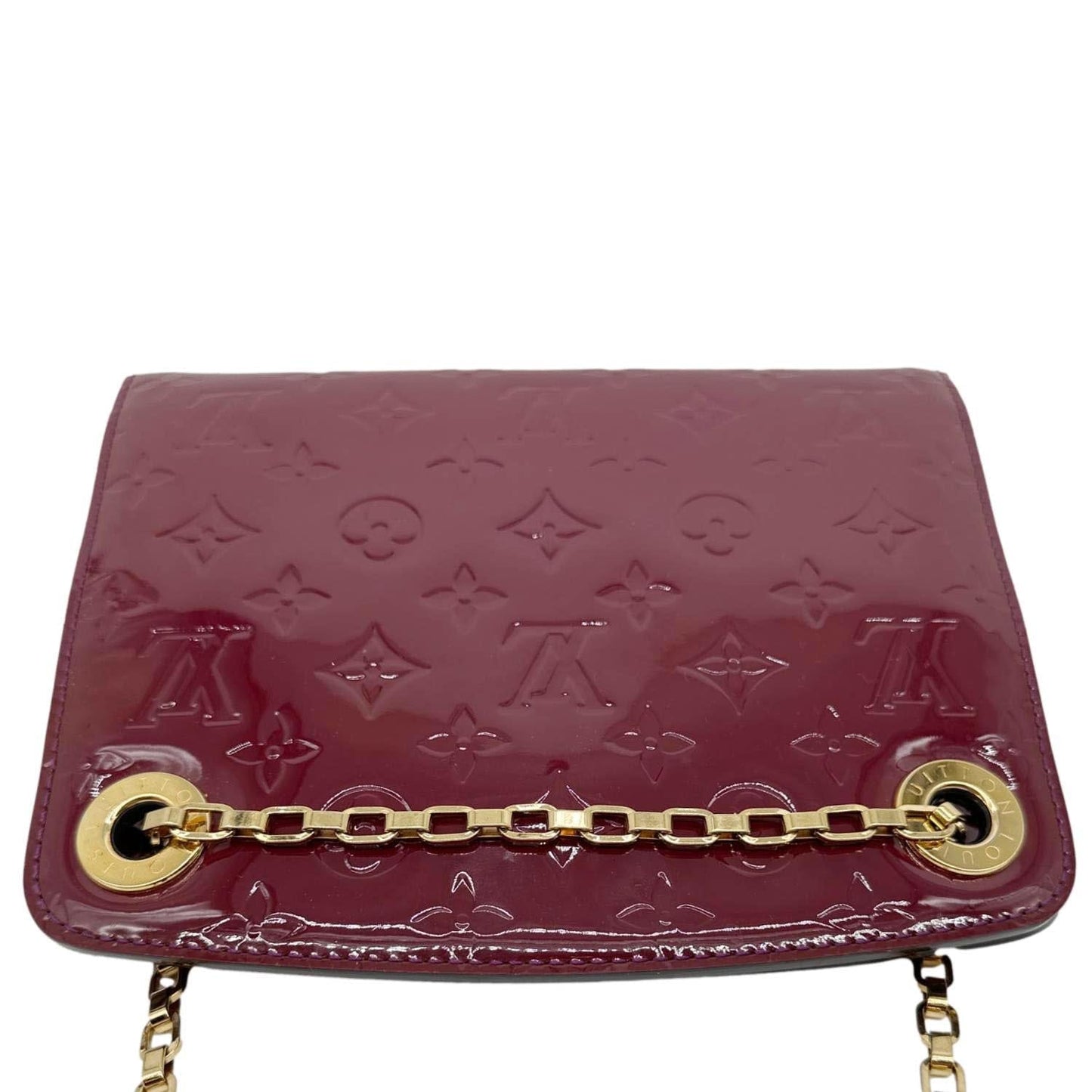 LOUIS VUITTON Virginia Monogram Vernis Shoulder Bag Amethyste