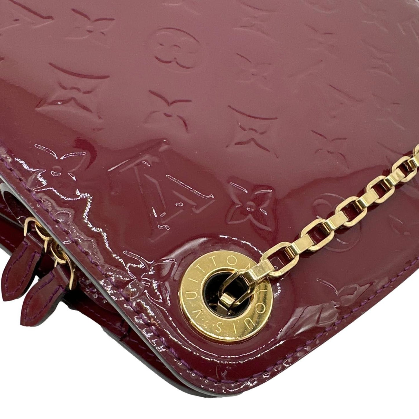 LOUIS VUITTON Virginia Monogram Vernis Shoulder Bag Amethyste