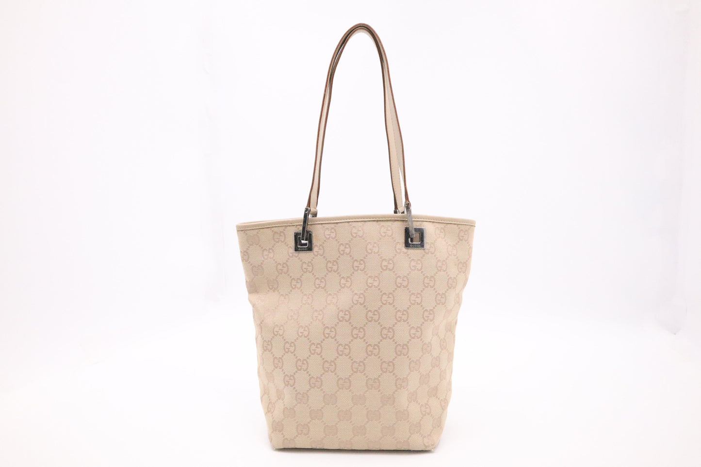 Gucci Bucket Bag in Beige Canvas
