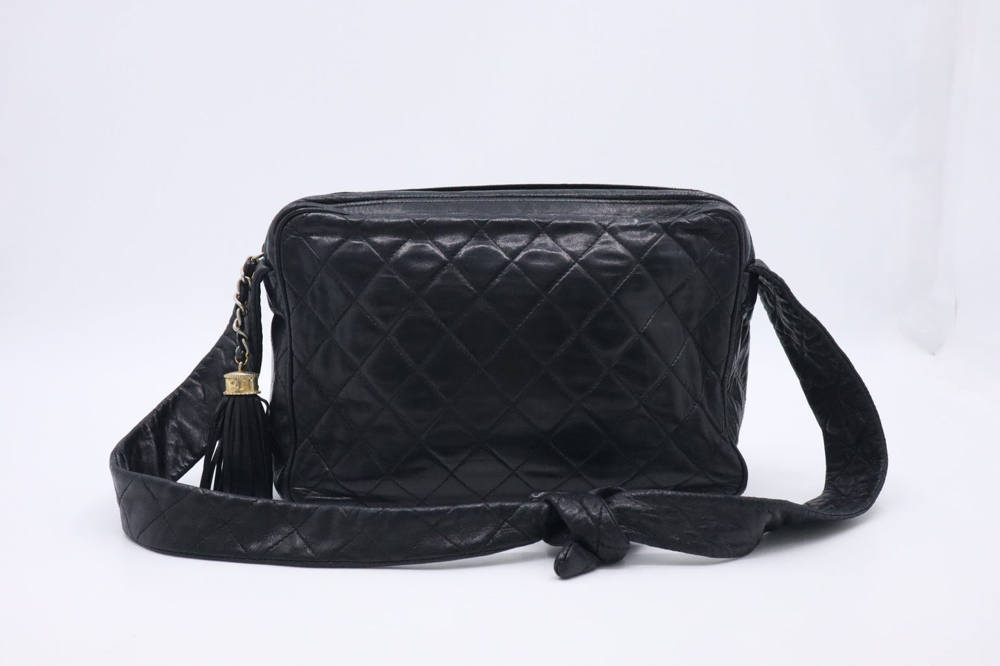 Chanel Camera Bag in Black Leather