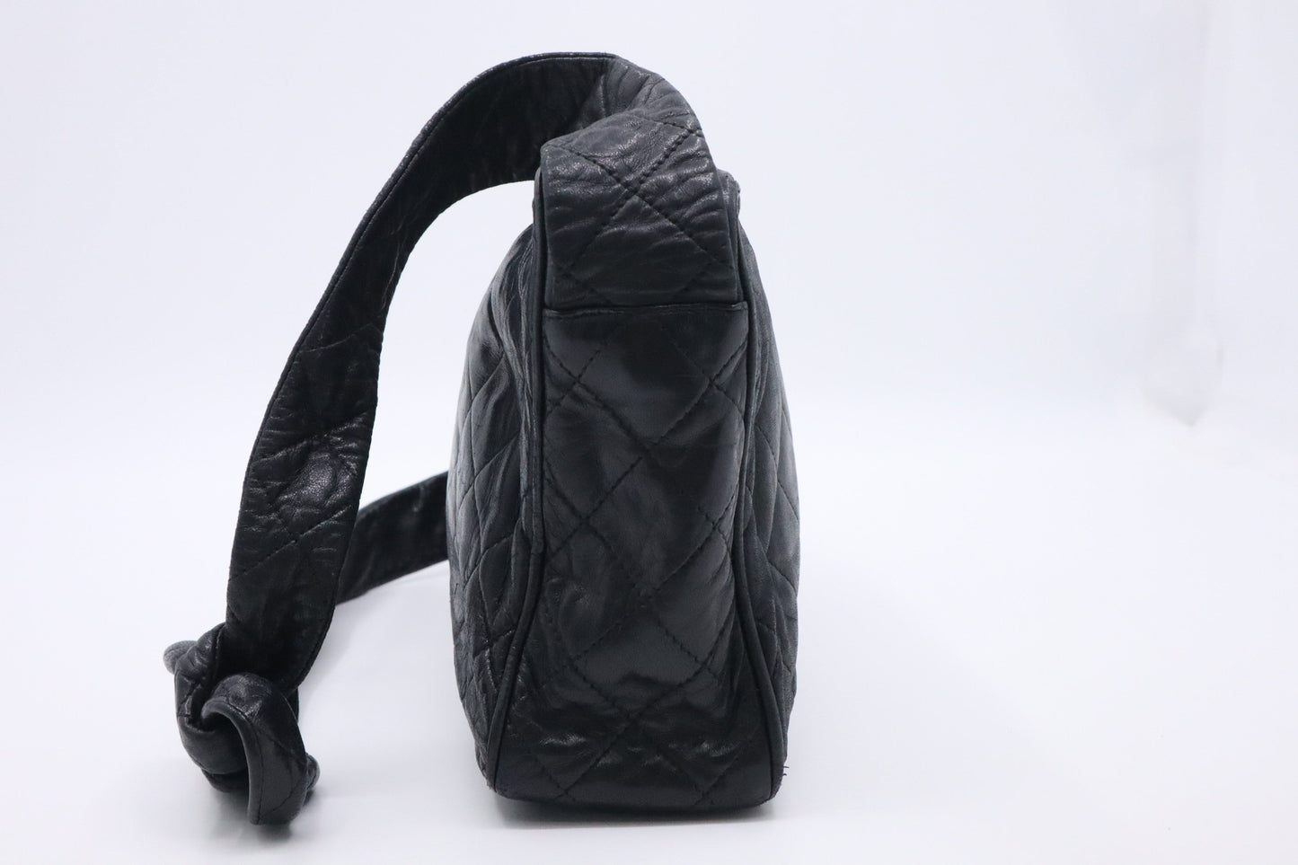 Chanel Camera Bag in Black Leather