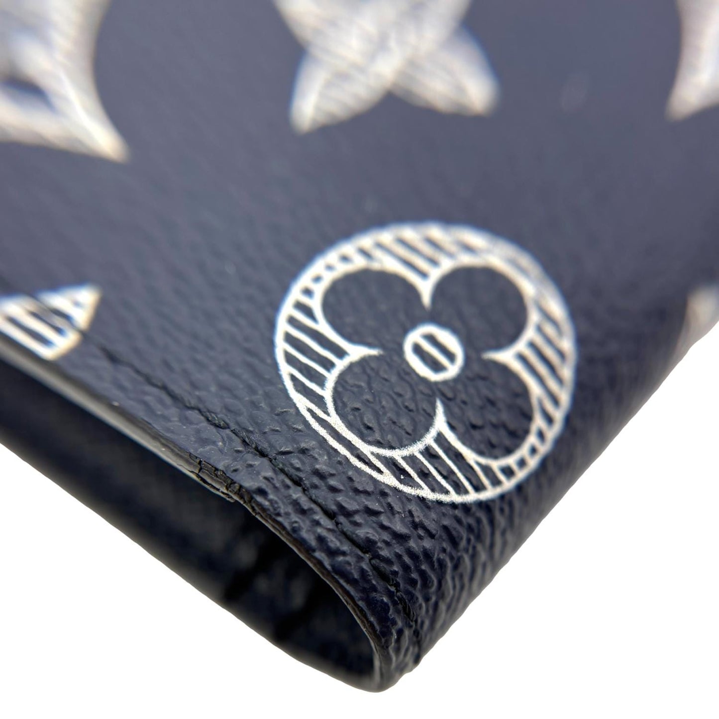 LOUIS VUITTON Brazza Upside Down Monogram Ink Canvas Long Wallet Pink