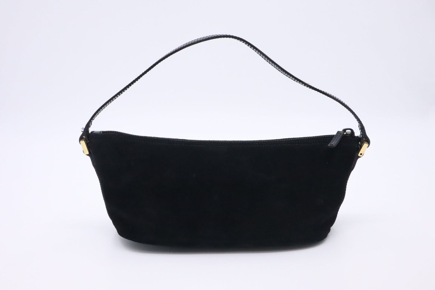 Gucci Boat Bag in Black Suede