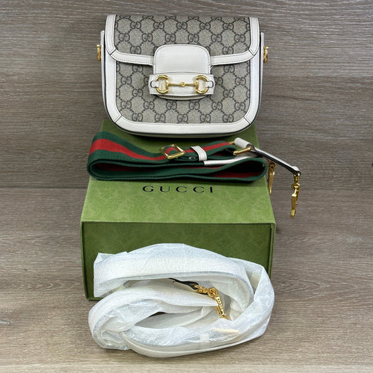 Gucci Monogram Leather Mini Shoulder Bag