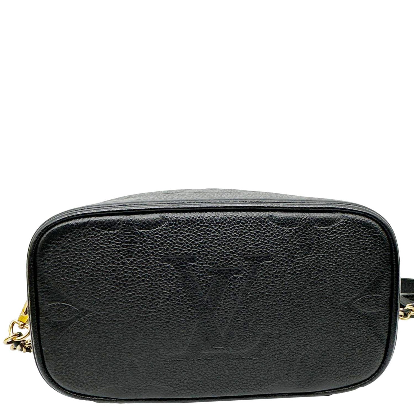 LOUIS VUITTON Vanity Monogram Empreinte Leather Shoulder Bag Black